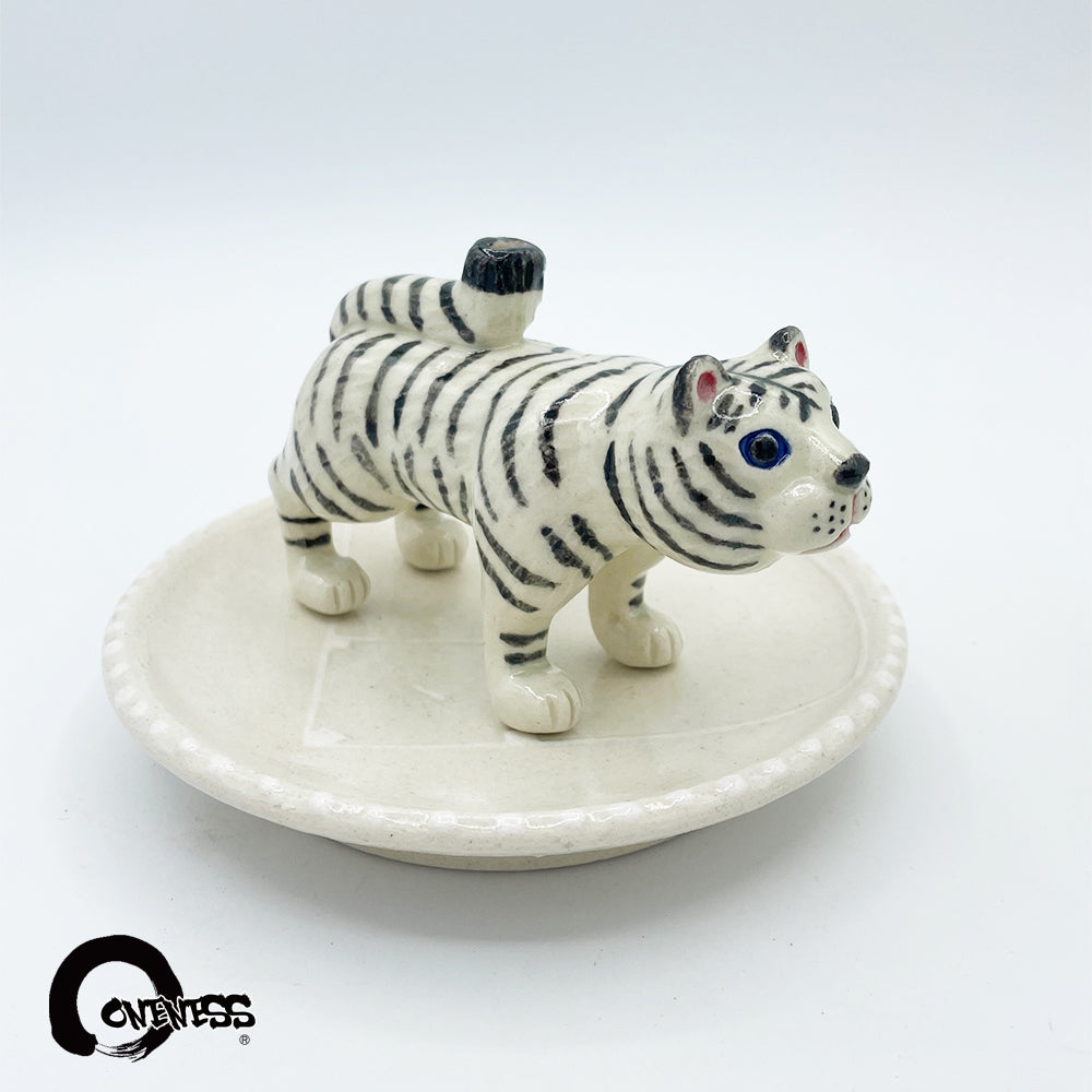 【ま工房　牧田亮】　タイガー蚊やり ｜Makobo Studio Makoto Makita – Tiger Incense Burner｜Ma工房 牧田亮 虎手工蚊香座