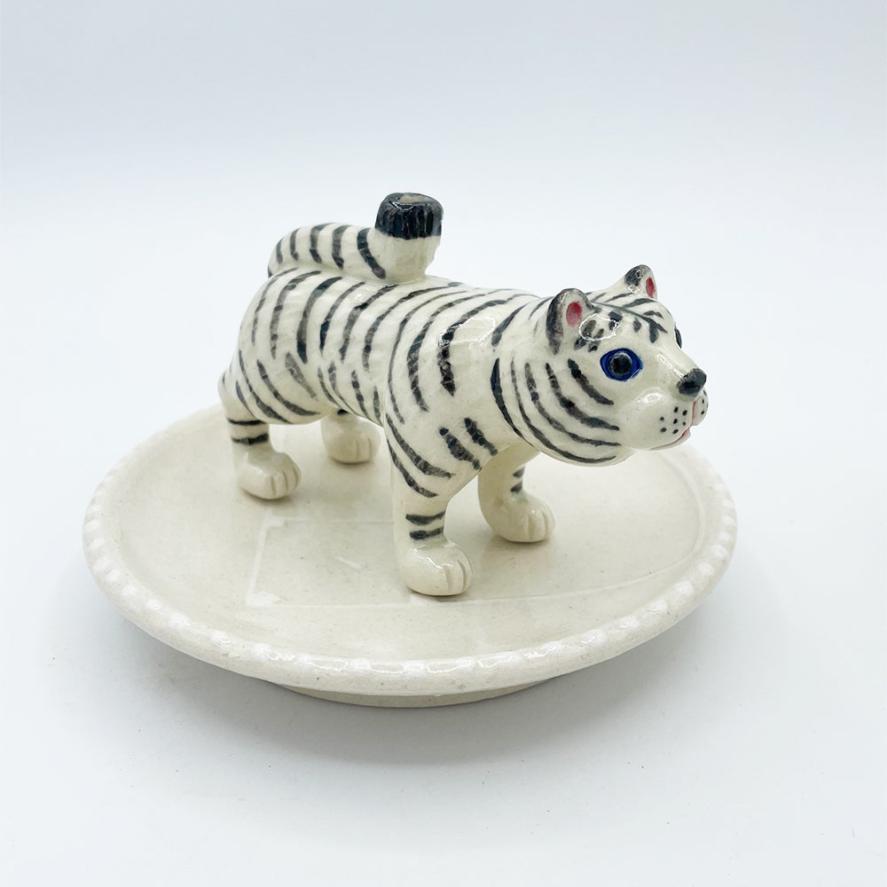 【ま工房　牧田亮】　タイガー蚊やり ｜Makobo Studio Makoto Makita – Tiger Incense Burner｜Ma工房 牧田亮 虎手工蚊香座