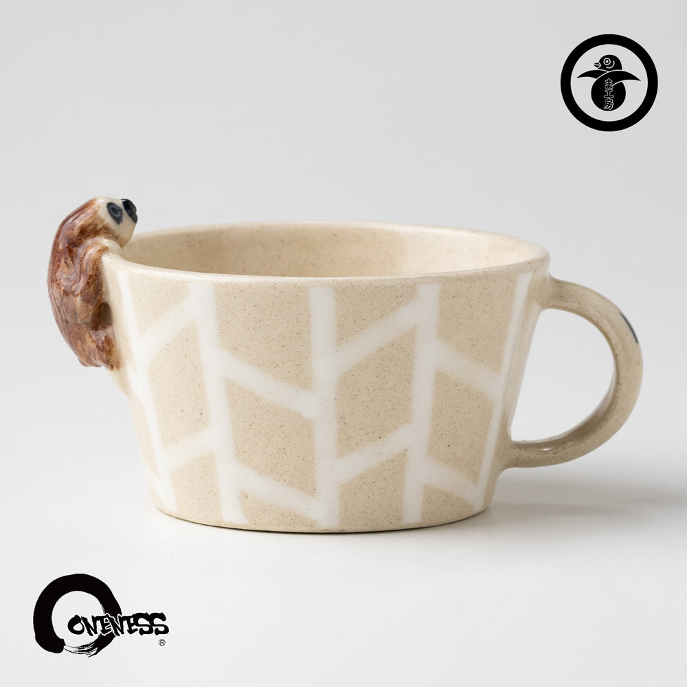 ま工房　なまけものスープマグ