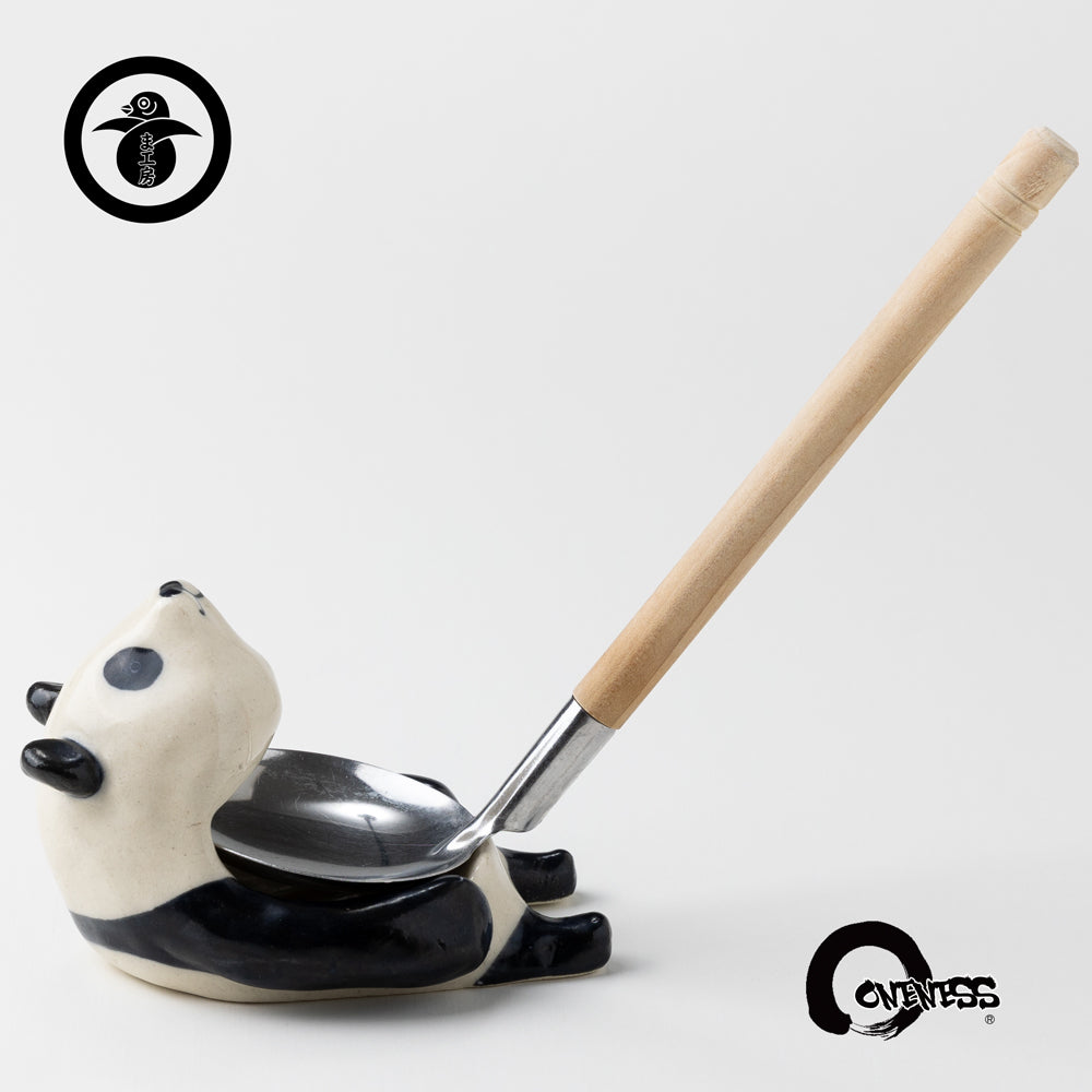 ま工房　パンダお玉立て  ·Ladle stand panda