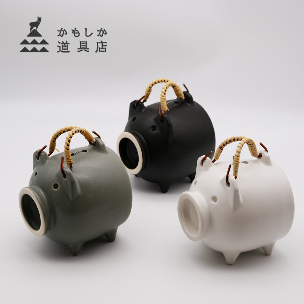 蚊やりブタ　小   / Mosquito Coil Holder Pig / 羚羊道具店 蚊香豬