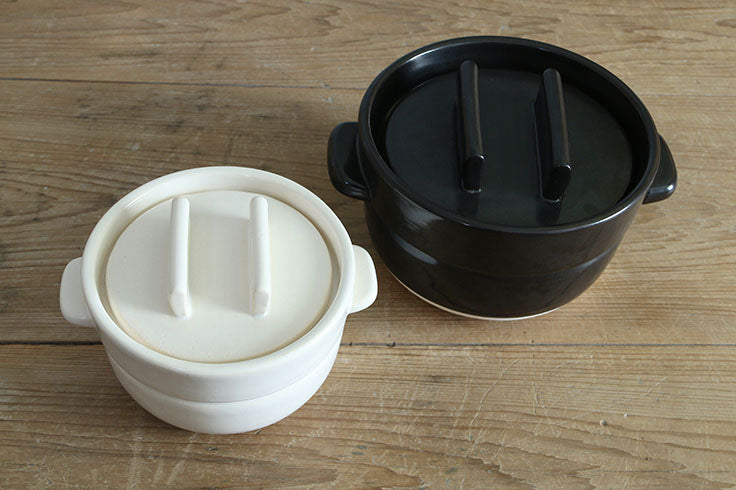 Kamoshik Rice pot  Japanese Donabe/Banko ware