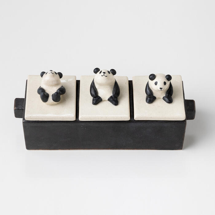 【ま工房】 パンダ薬味入れ｜Ma Kobo Studio - Panda Seasoning Holder｜【Ma工房】 熊猫调味罐