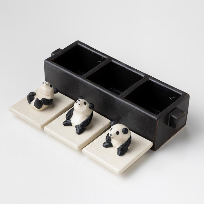 【ま工房】 パンダ薬味入れ｜Ma Kobo Studio - Panda Seasoning Holder｜【Ma工房】 熊猫调味罐
