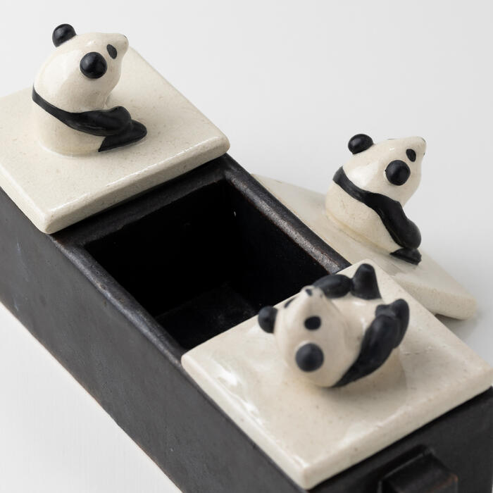 【ま工房】 パンダ薬味入れ｜Ma Kobo Studio - Panda Seasoning Holder｜【Ma工房】 熊猫调味罐